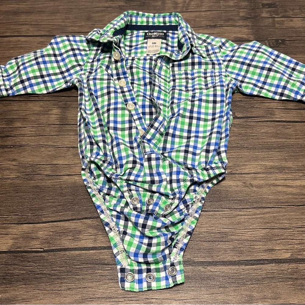 6 Month Osh Kosh Button Down